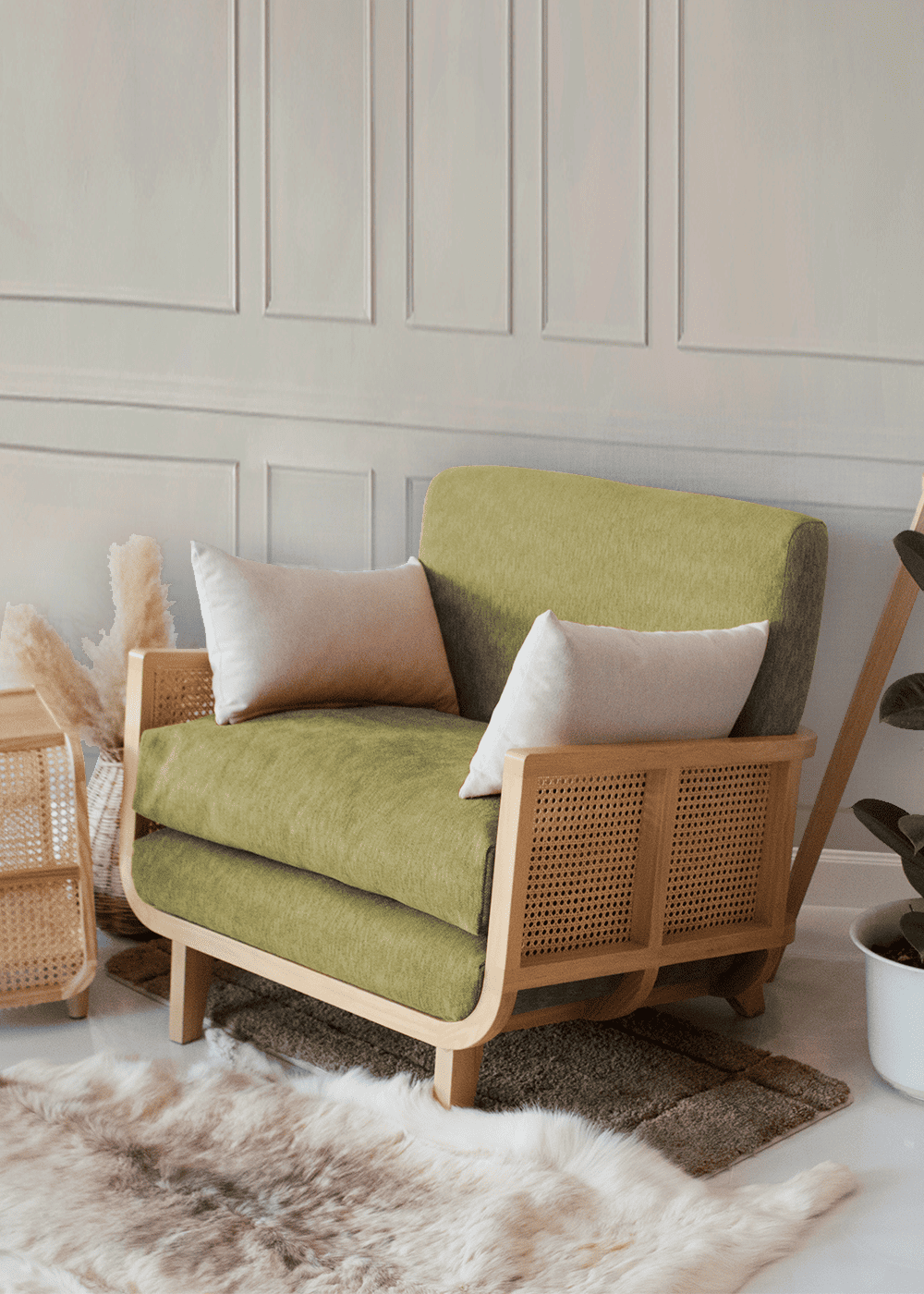Waffle Armchair